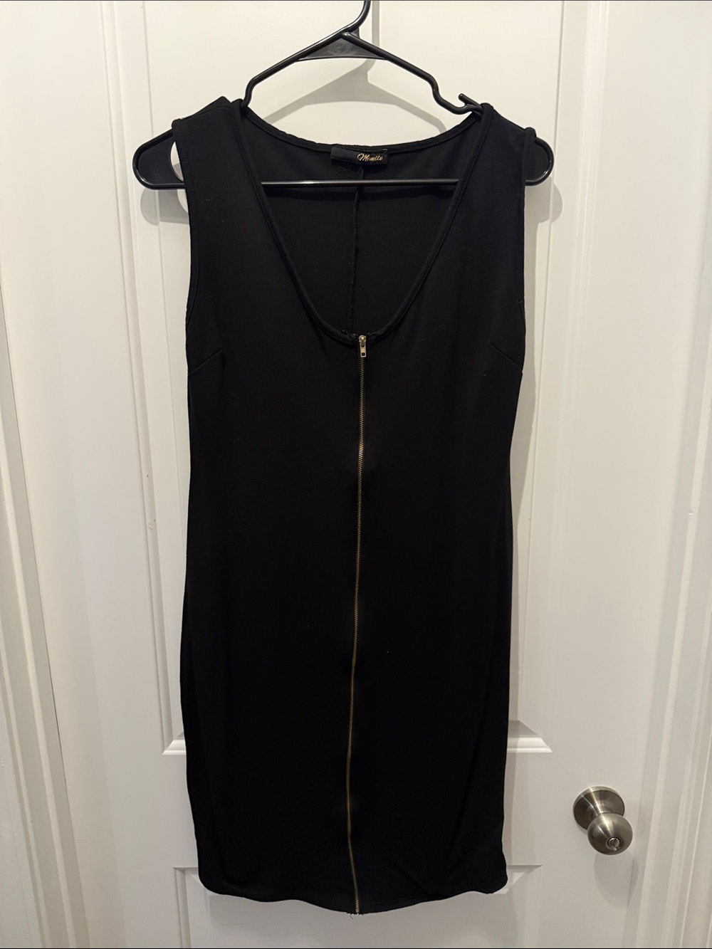 🥳 5 for $25 BUNDLE Black Sleeveless Zip-Front Mini Dress